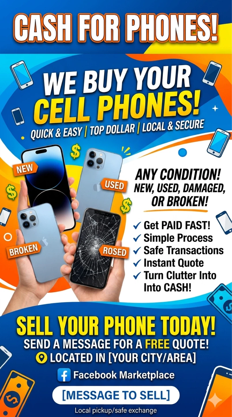 Cash for Cell Phones - Any Condition!