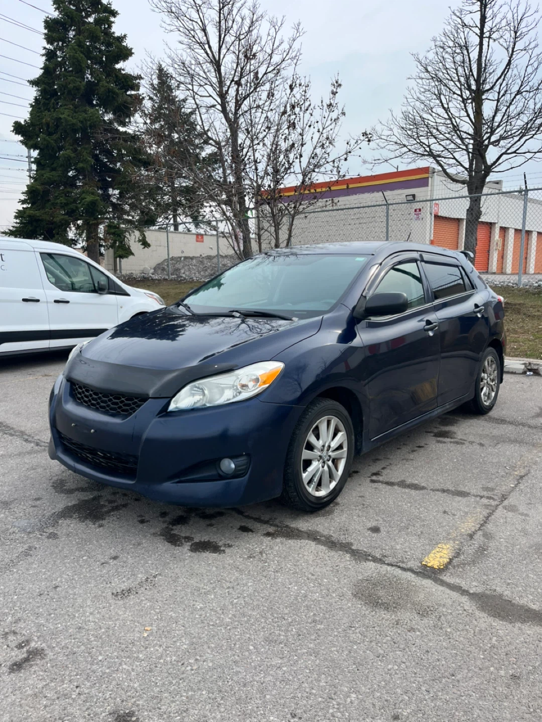 Dark Blue Toyota Matrix
