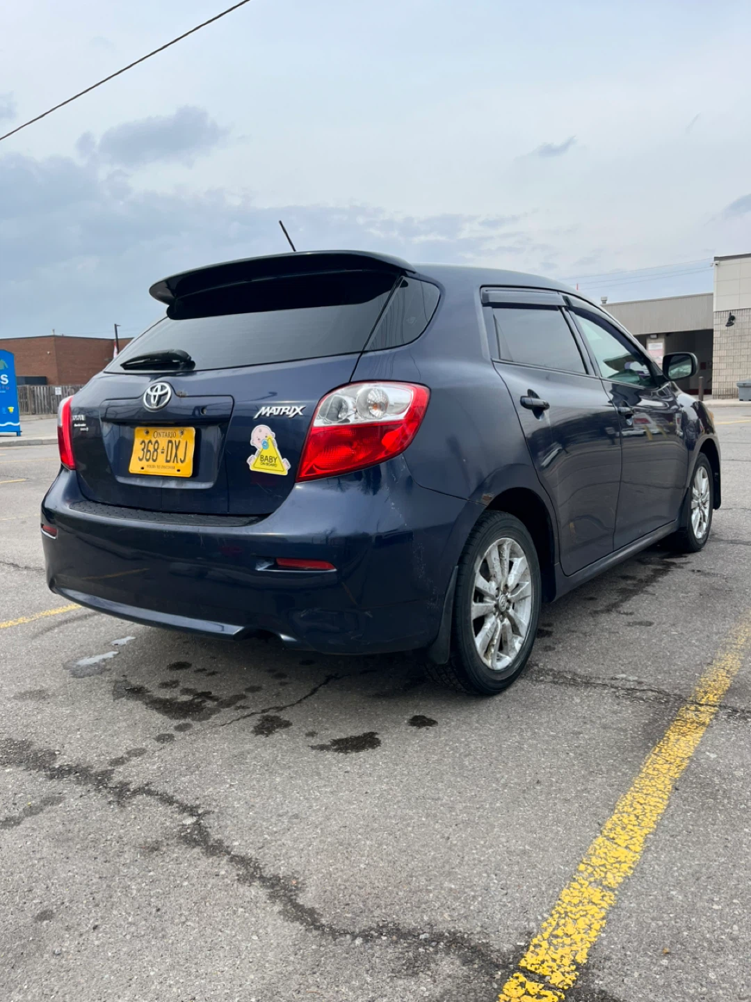 Dark Blue Toyota Matrix - photo 3
