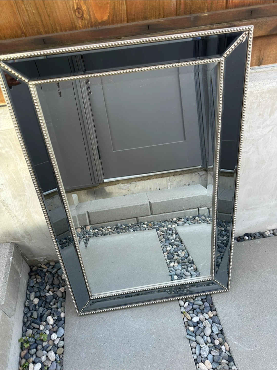 Antique finsh. Ornate silver framed Mirror - photo 2