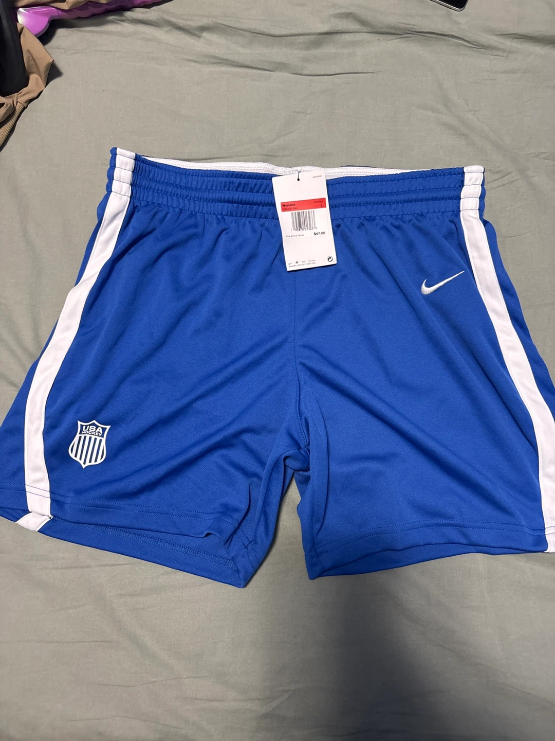 Nike Royal Blue Tank Top and Shorts Set