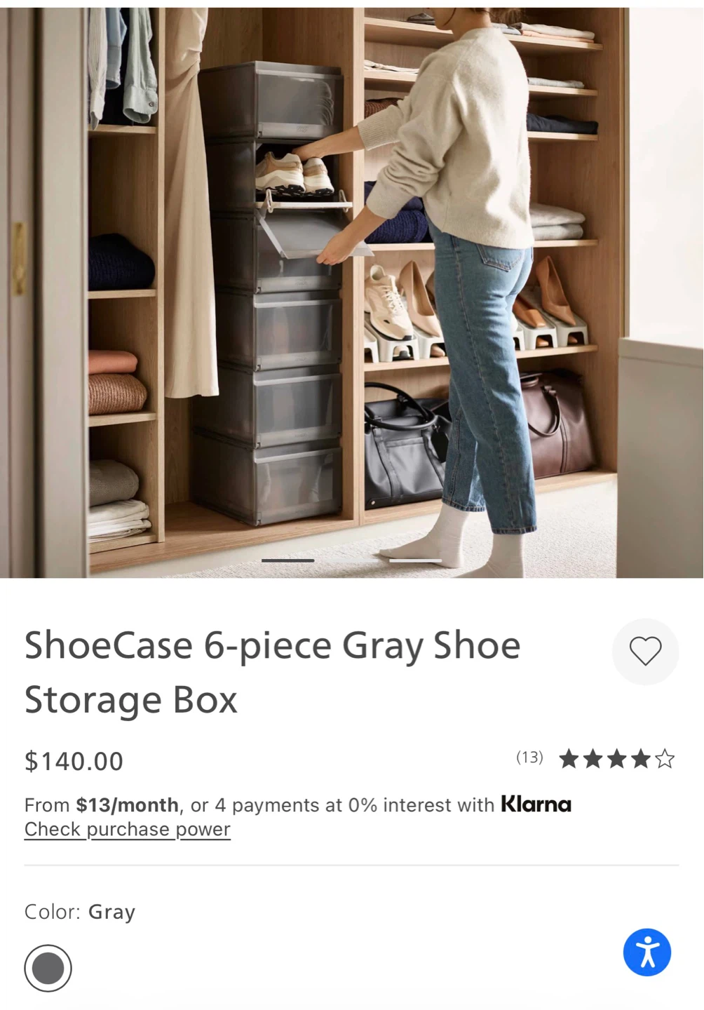 Joseph Joseph ShoeCase 6-piece Gray (have 2 total 12 box) - photo 2