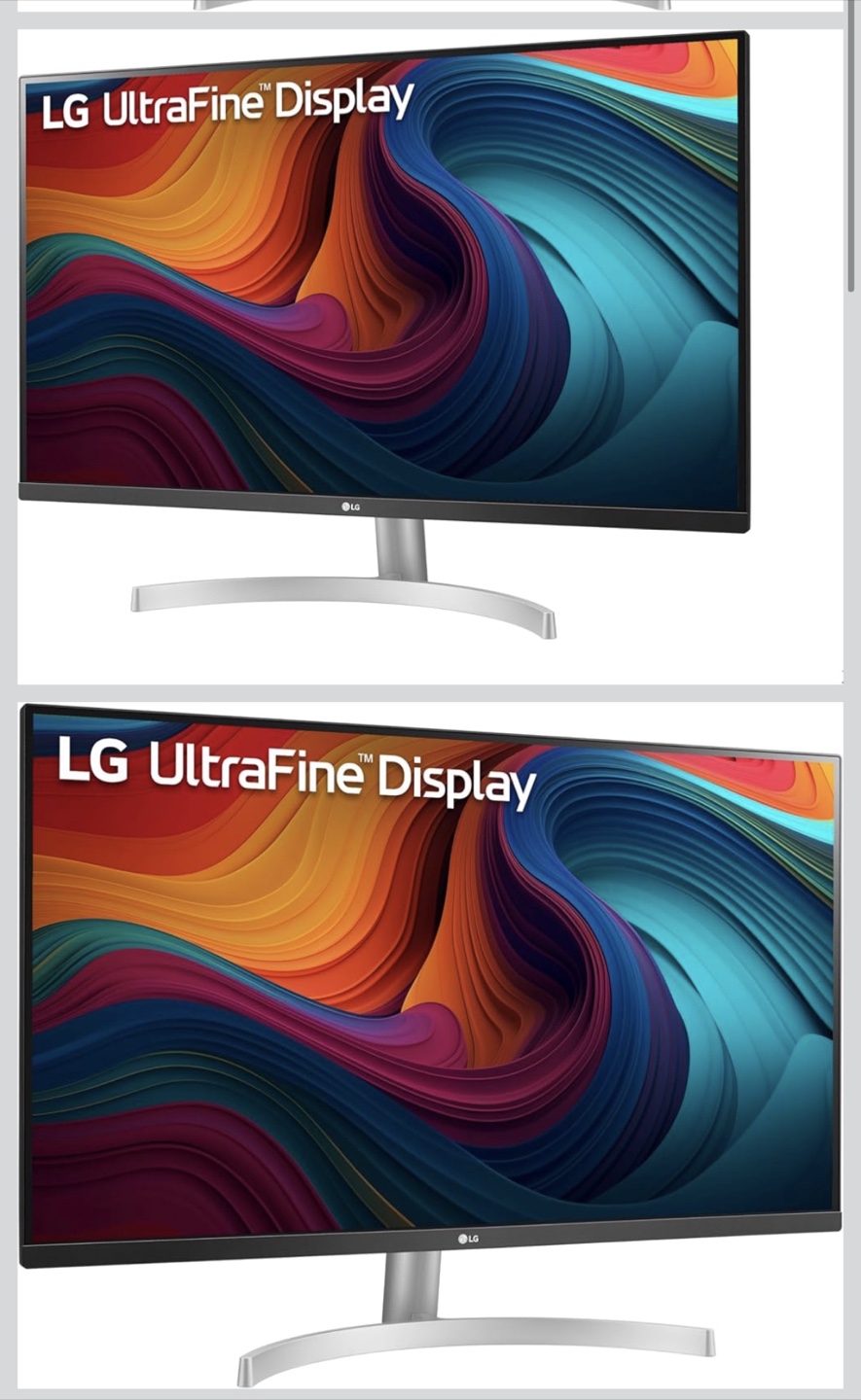 LG 32" UHD HDR Monitor with FreeSync - White - photo 4