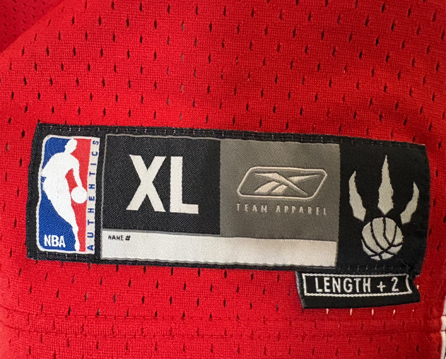 Reebok NBA Toronto Raptors Vince Carter #15 Jersey XL - photo 5