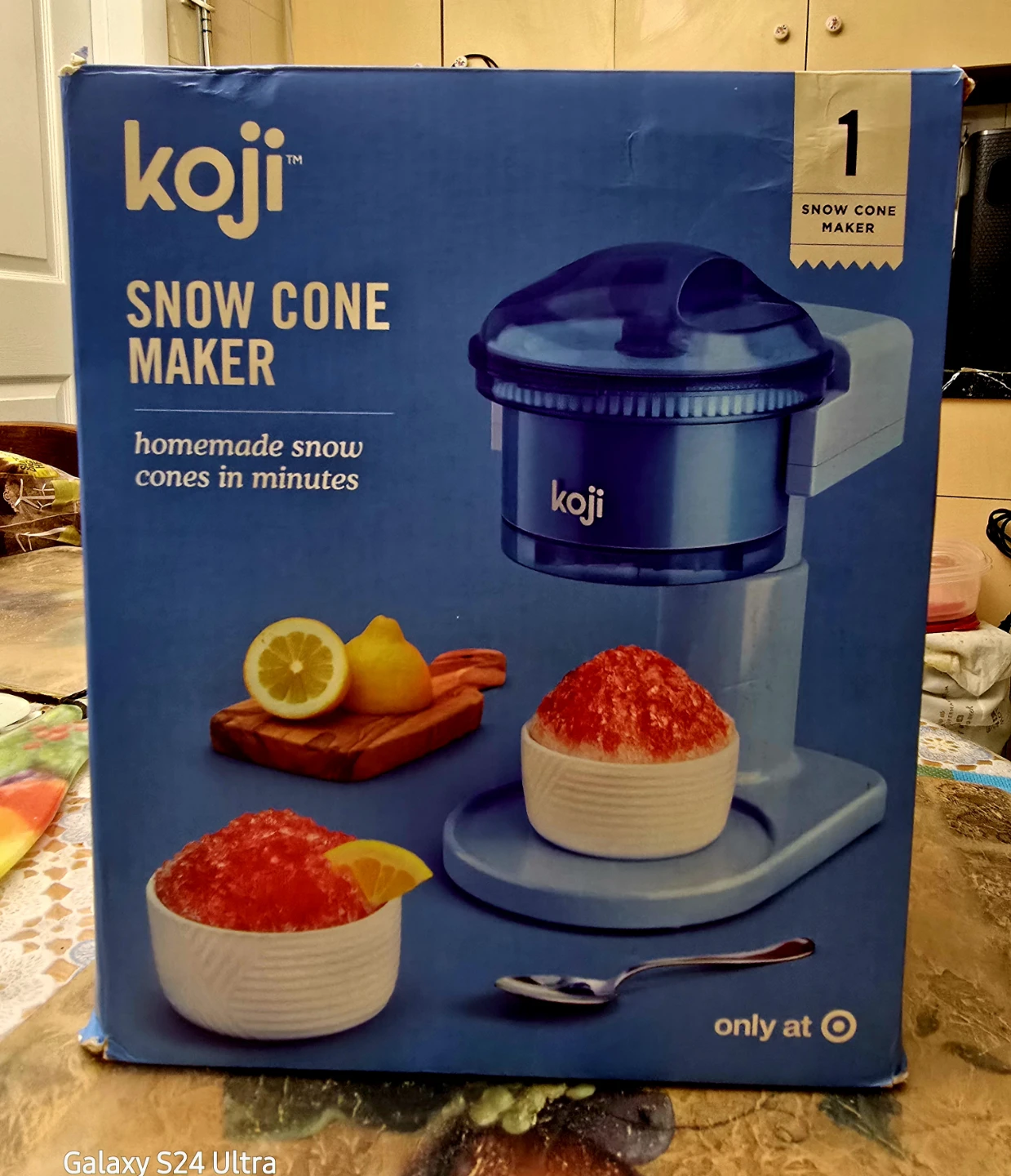 Koji Snow Cone Machine Easy-to-Use Shaved Ice Maker