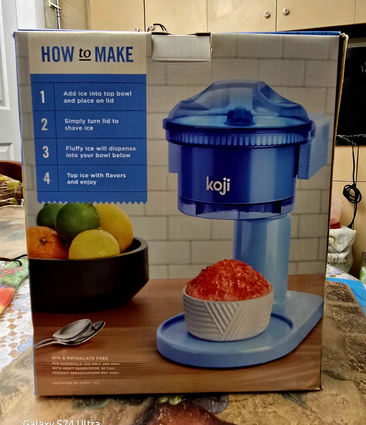 Koji Snow Cone Machine Easy-to-Use Shaved Ice Maker - photo 2