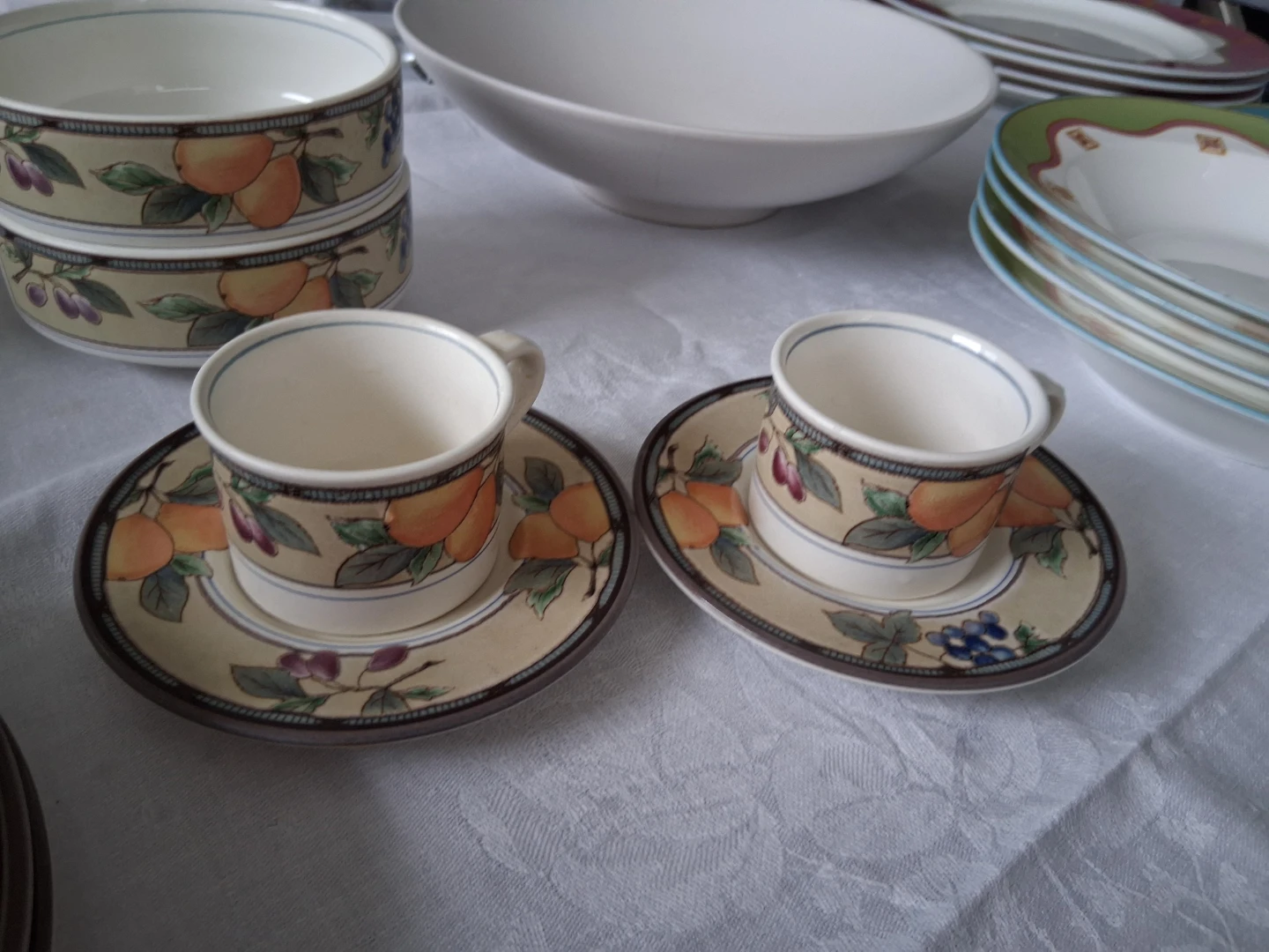 Mikasa Fruit Design Ceramic Dish Set - photo 2