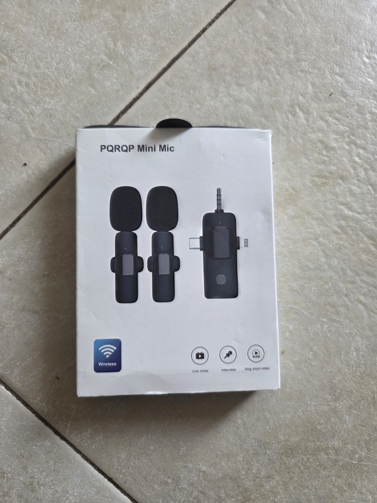 PQRQP Mini Mic Wireless Microphone System