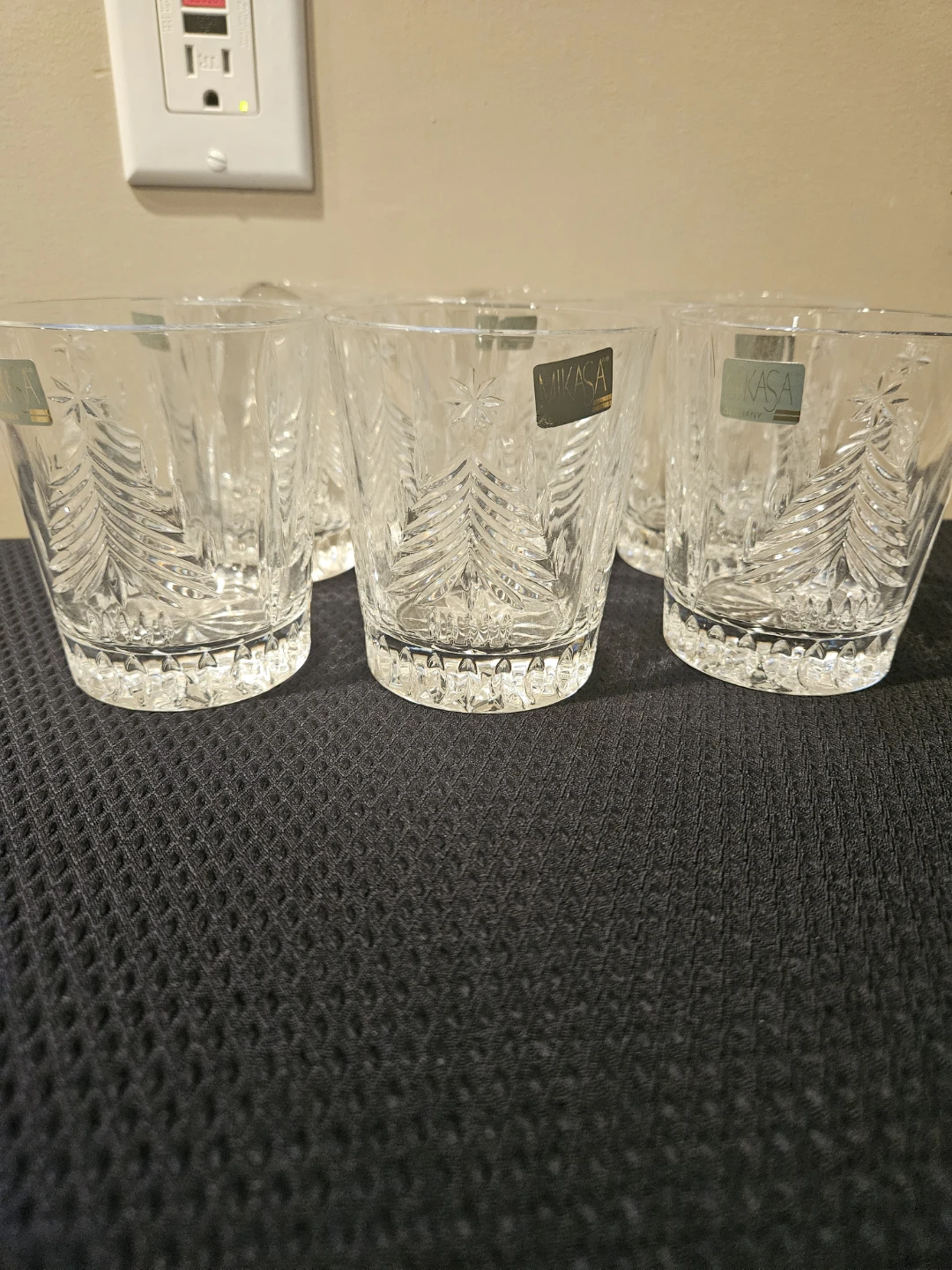 Mikasa Crystal "Winter Frost" Tumblers (Set of 6)