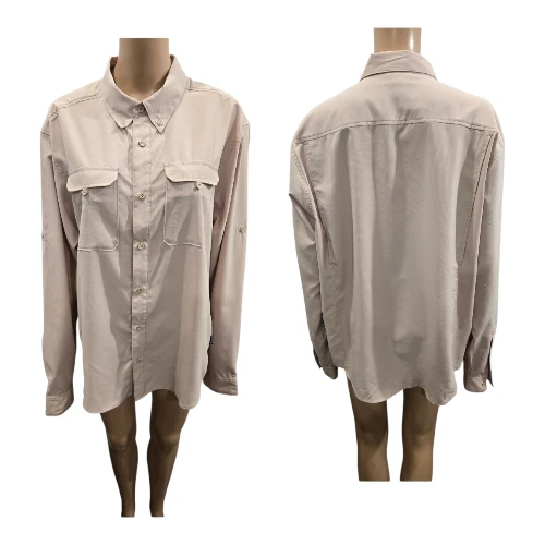 Patagonia Long-Sleeved Self-Guided Hike Shirt Oar Tan Size L/XL - photo 5