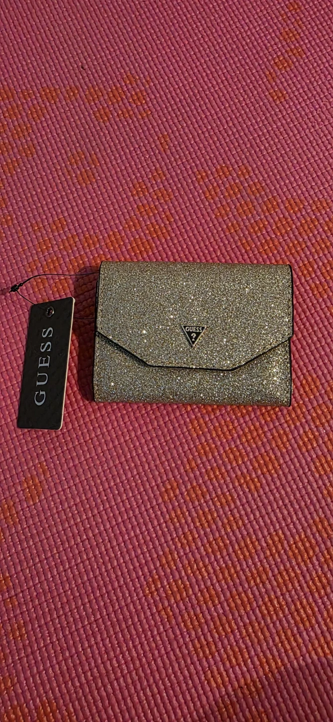 Guess Glitter Wallet - Gold