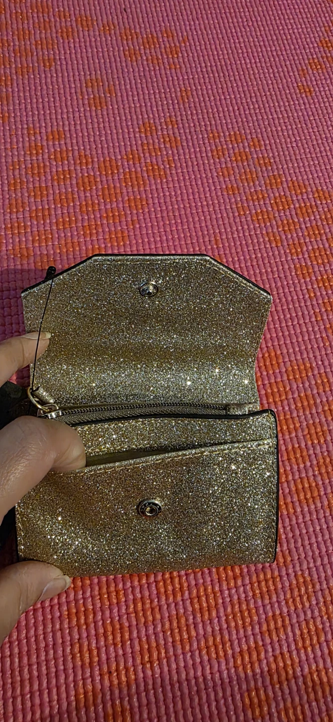 Guess Glitter Wallet - Gold - photo 2
