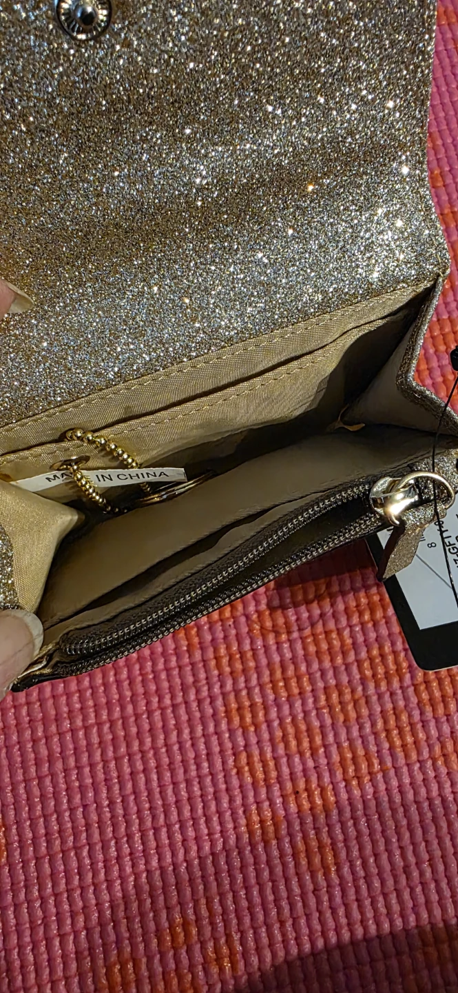 Guess Glitter Wallet - Gold - photo 3