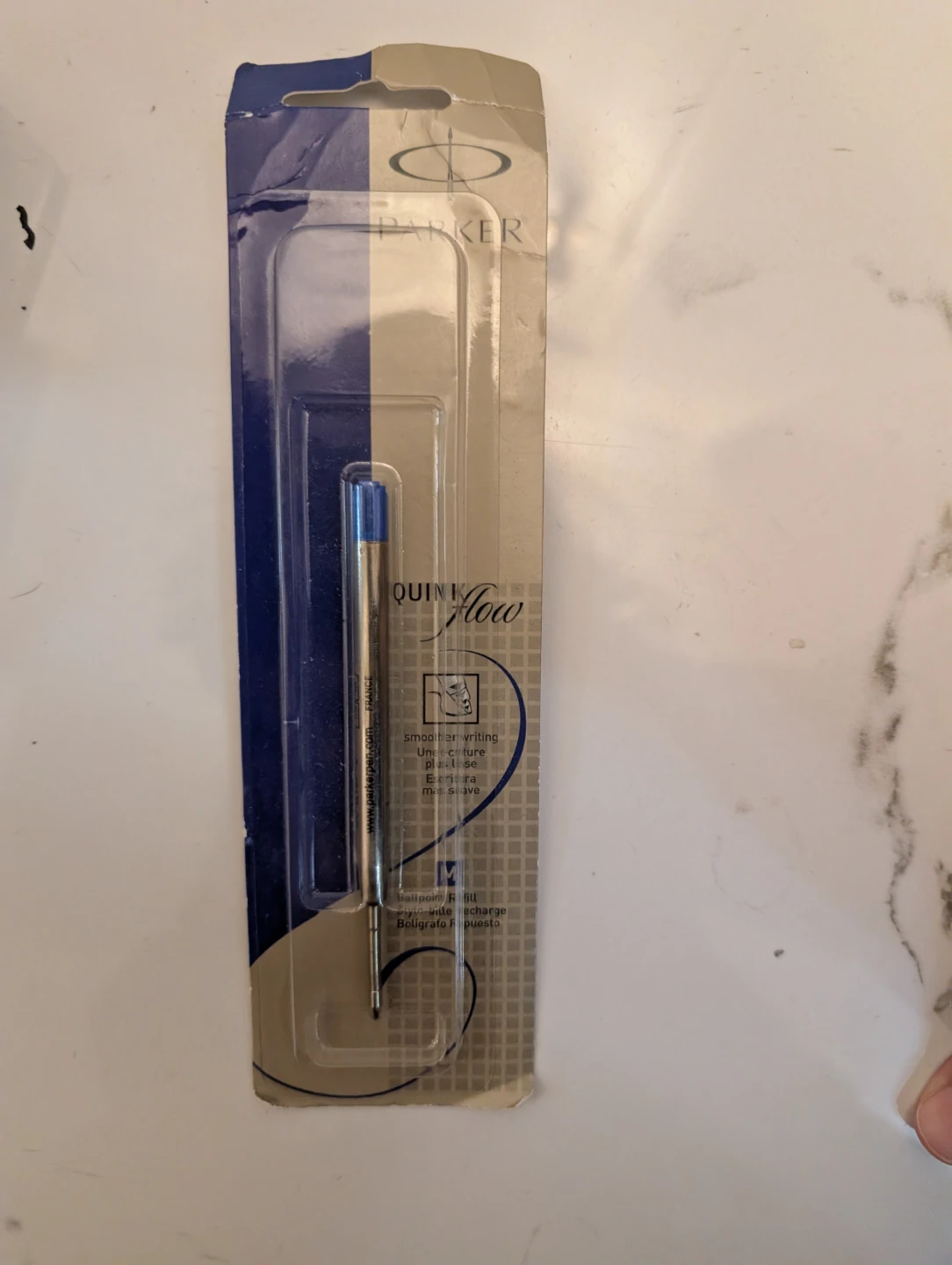 Parker Quinkflow Ballpoint Pen Refill - Medium Point, Blue Ink - photo 3