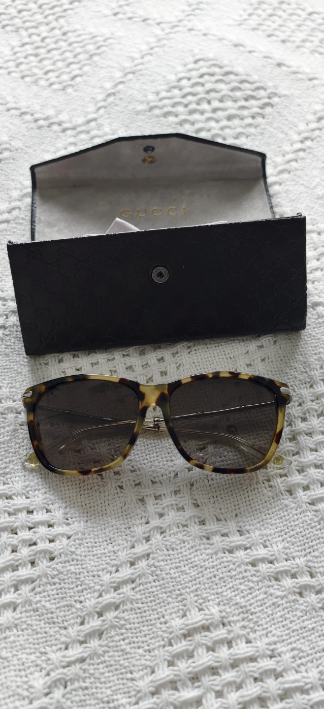 Gucci Sunglasses - Tortoiseshell Cat-Eye with Bamboo Detail - photo 2