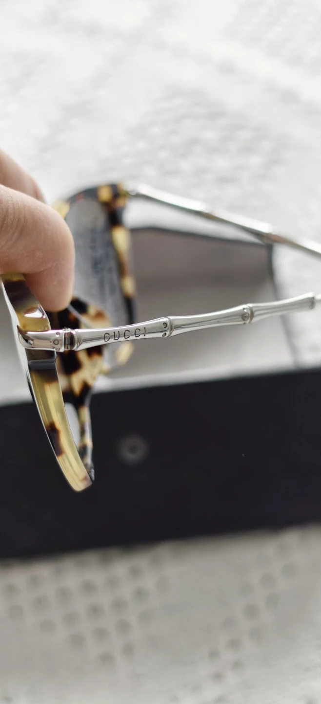 Gucci Sunglasses - Tortoiseshell Cat-Eye with Bamboo Detail - photo 3