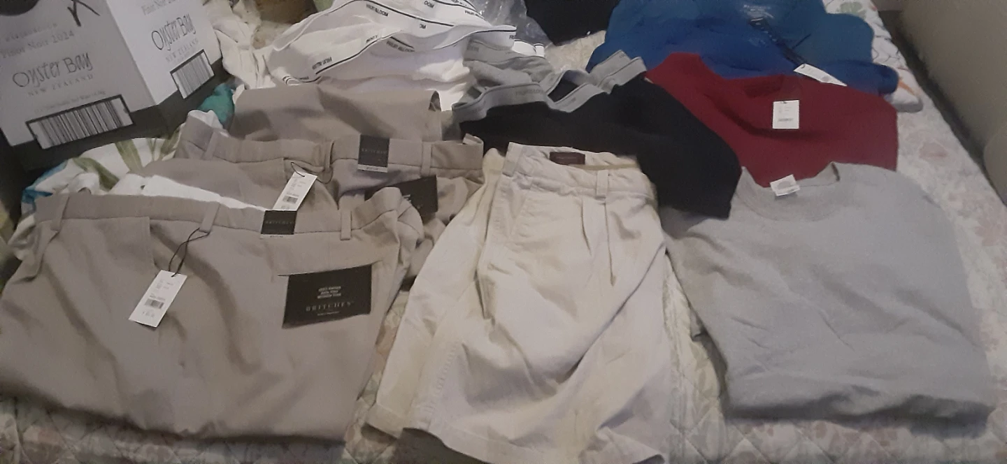 Britches Mens Khaki Pants and Assorted Tops Bundle