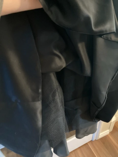 Black Satin Evening Gown (Bridesmaid or Grad) - photo 4