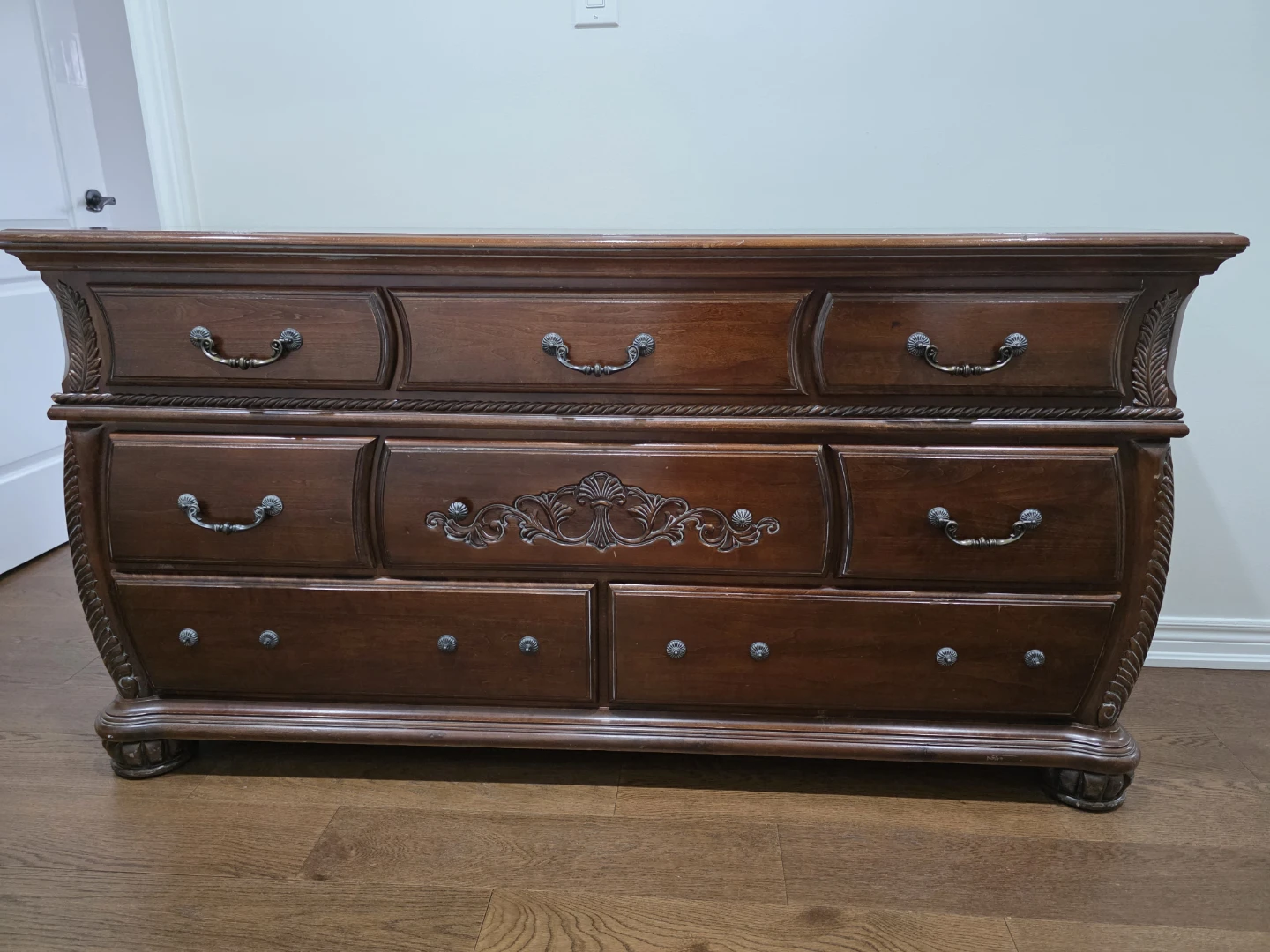 Wooden Dresser and Armoire Set - photo 2