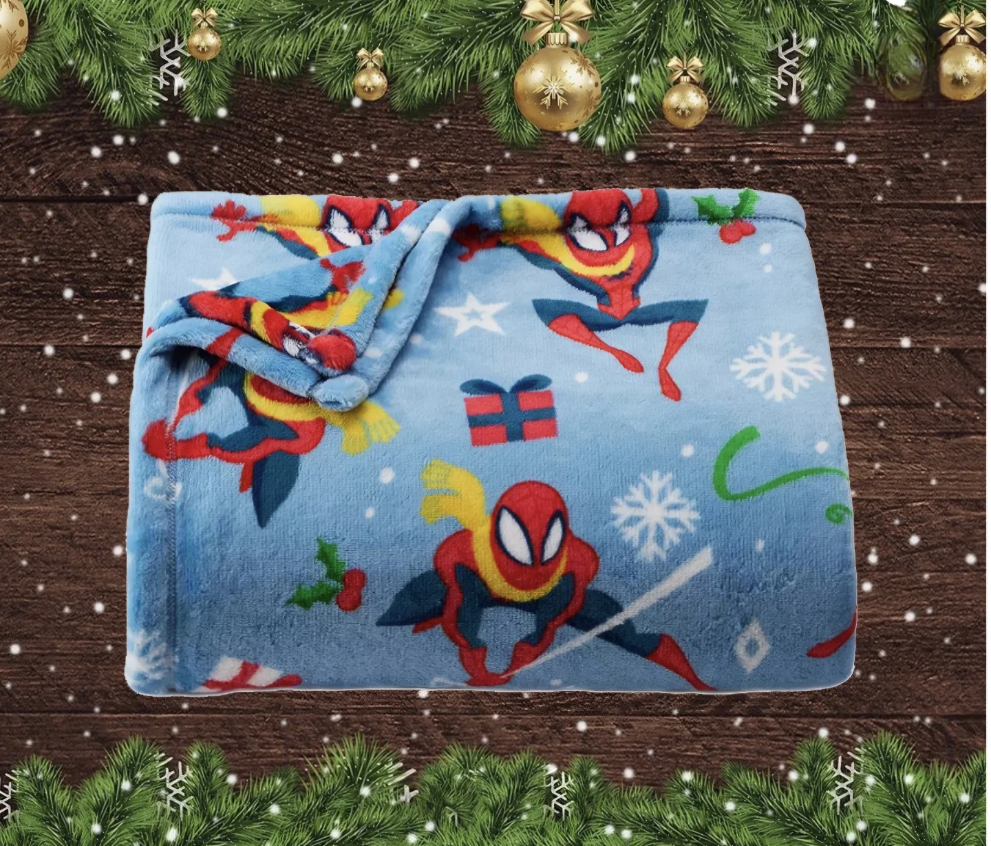 The Big One Spider-Man Holiday Fleece Blanket - photo 2