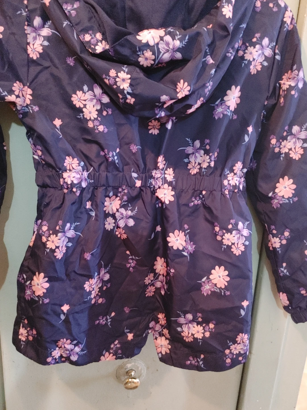 George. Floral Lightweight Hooded Jacket - Size 7-8 - photo 3