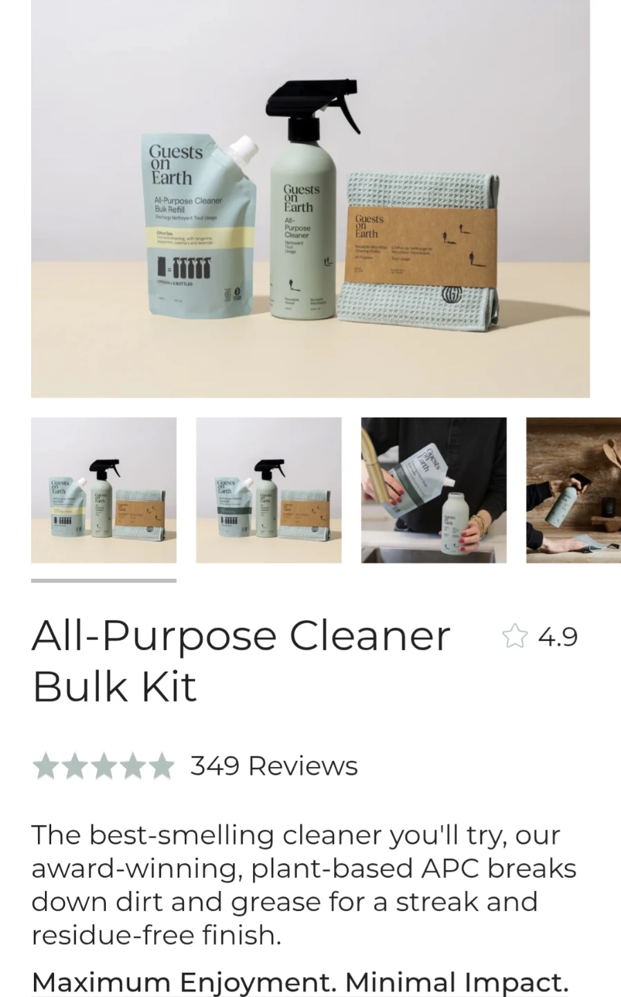 New Guests on Earth All Purpose Cleaner Starter Kit! - photo 2