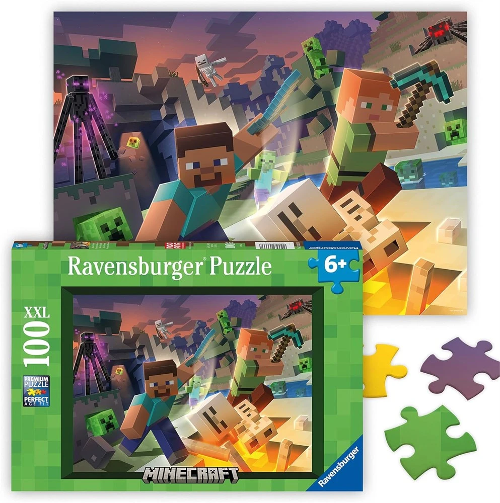 Ravensburger Minecraft XXL 100 Piece Puzzle