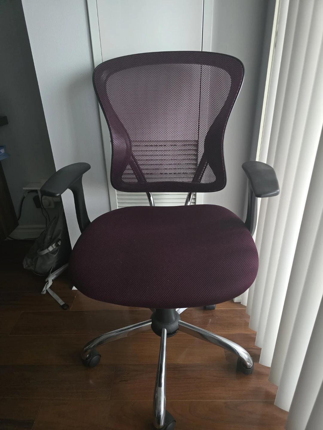 Mesh Back Office Chair - Purple