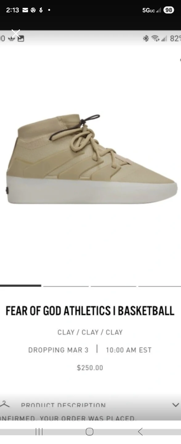 Fear of God Athletics I Basketball Shoes Clay