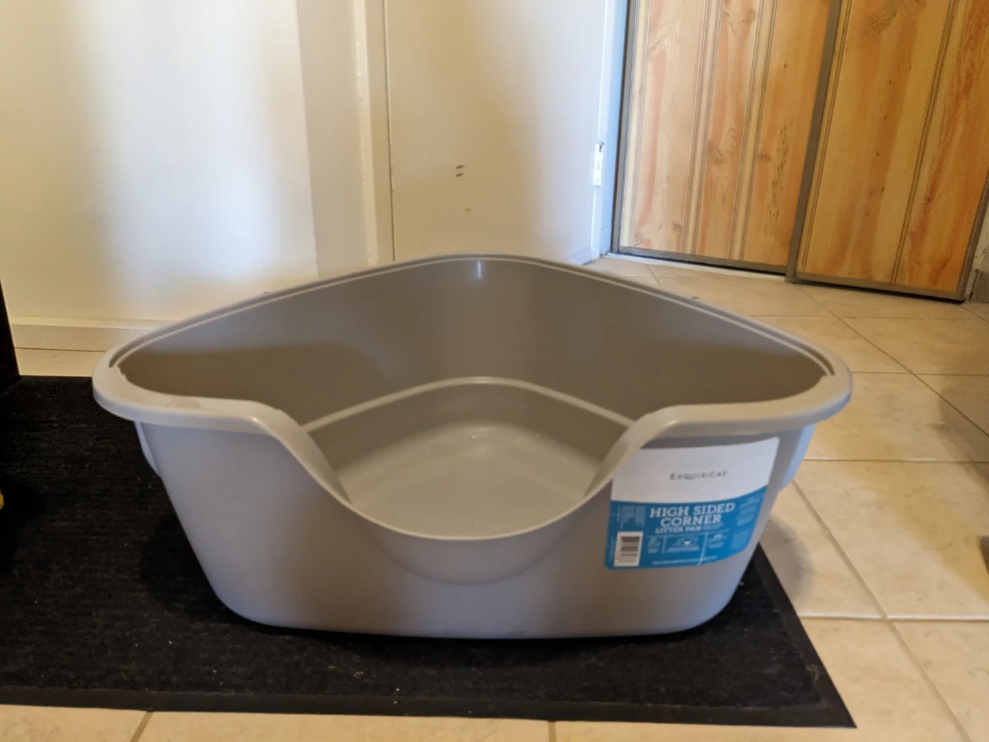 ExquisiCat High Sided Corner Litter Pan