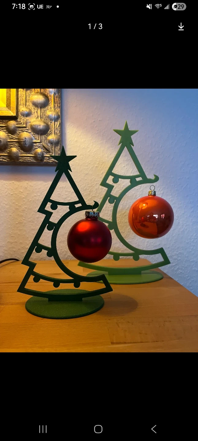 Christmas Tree Ornament Display Stand