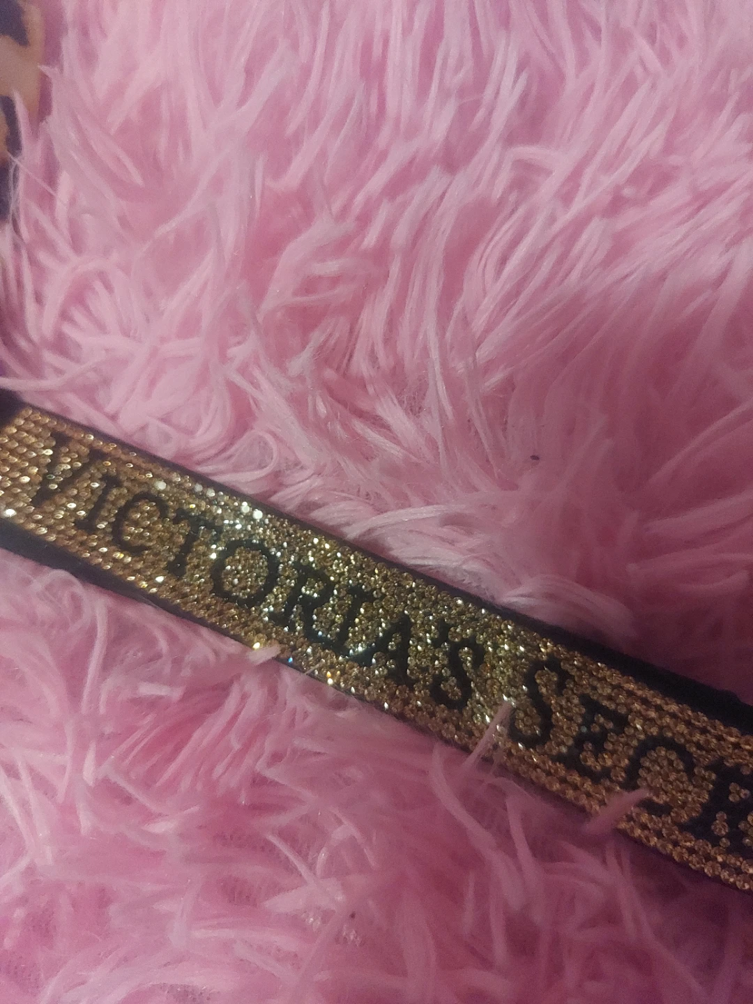 ♡. Victoria's Secret Leopard Print Bra with Rhinestone Straps - photo 2
