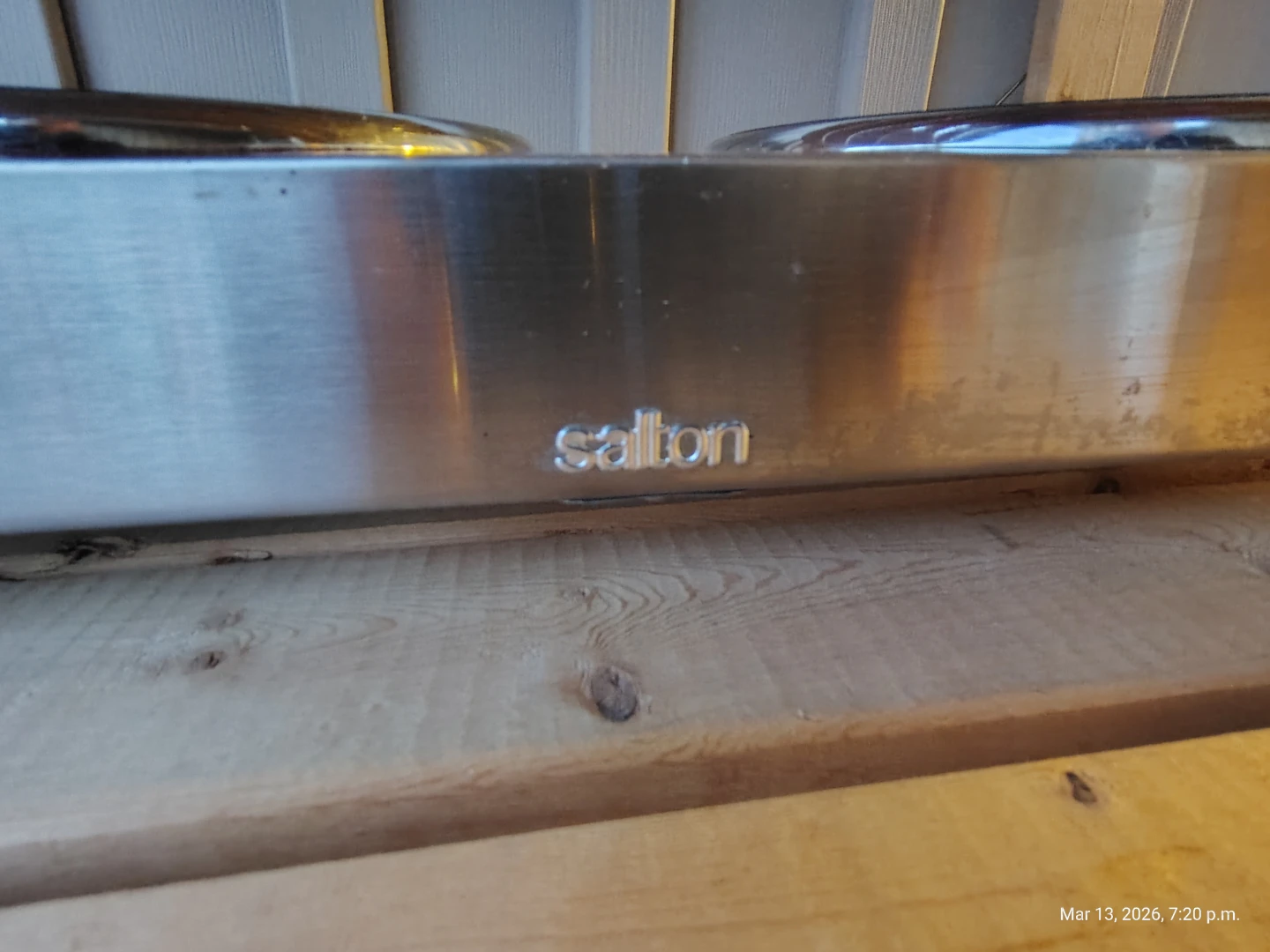 1800W Hotplate Stainless Steel Salton - photo 3