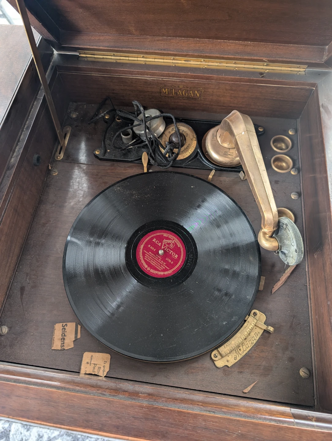 Vintage McLagan Phonograph Gramophone
