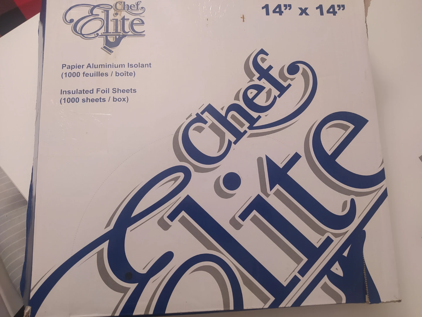 Chef Elite Insulated Foil Sheets, 14" x 14", 1000 sheets