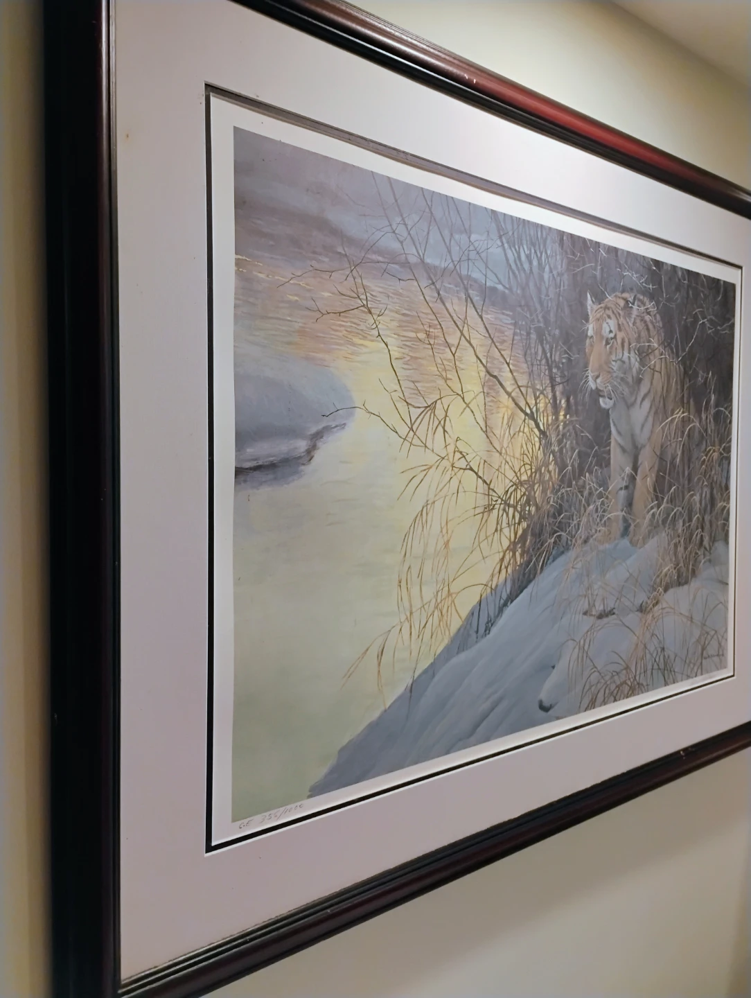 Robert Bateman "Tiger in Winter" Limited Edition Print - photo 2