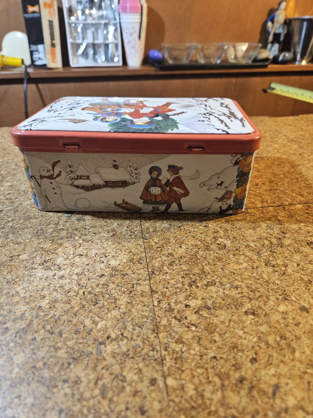 Vintage Christmas Tin Box - photo 2