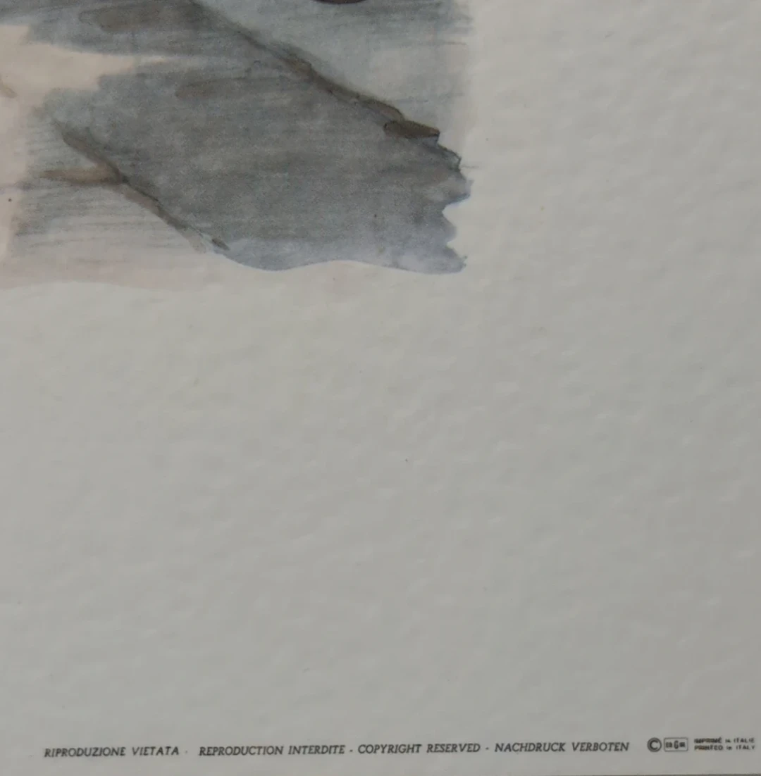 Mario Crippa Watercolour Print - Series Crippa N° 3 - photo 3