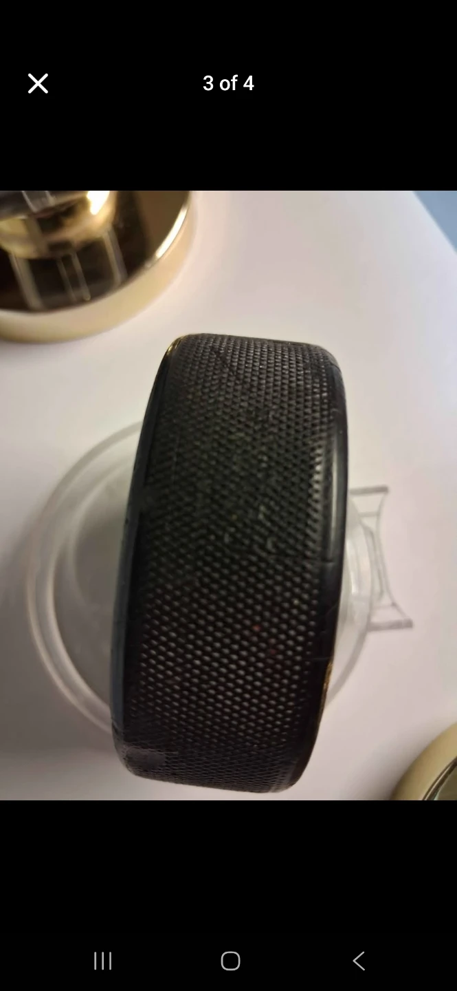Vintage NHL Viceroy Hockey Puck with Holder - photo 3