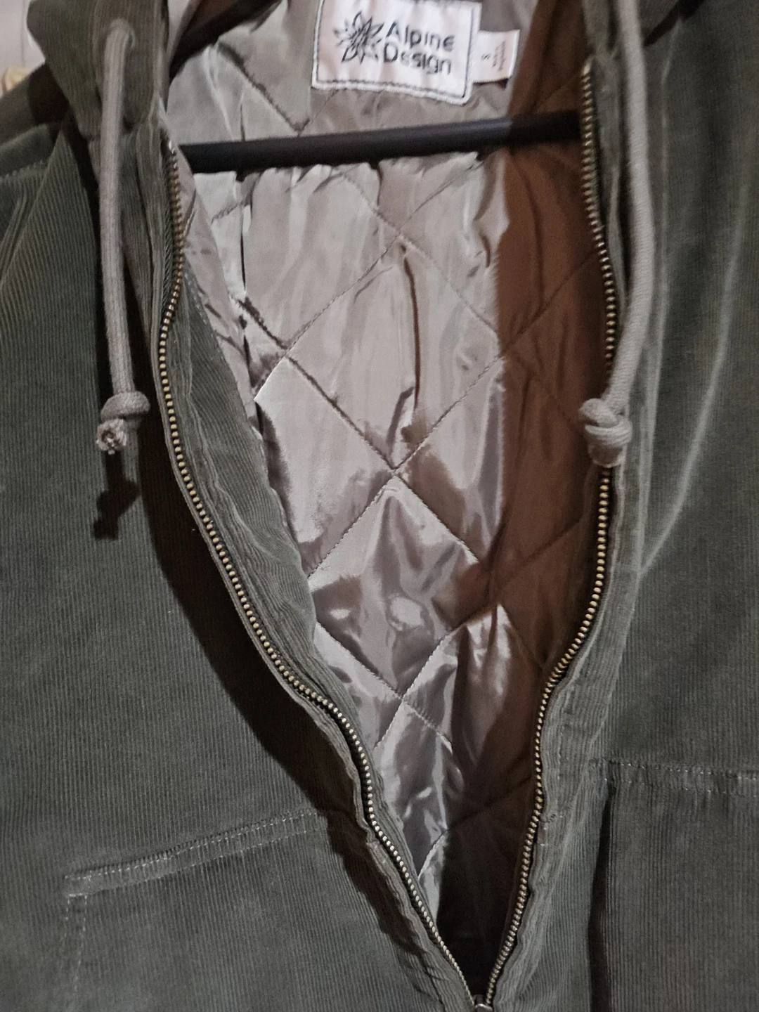 Alpine Design Corduroy Hooded Jacket - photo 3