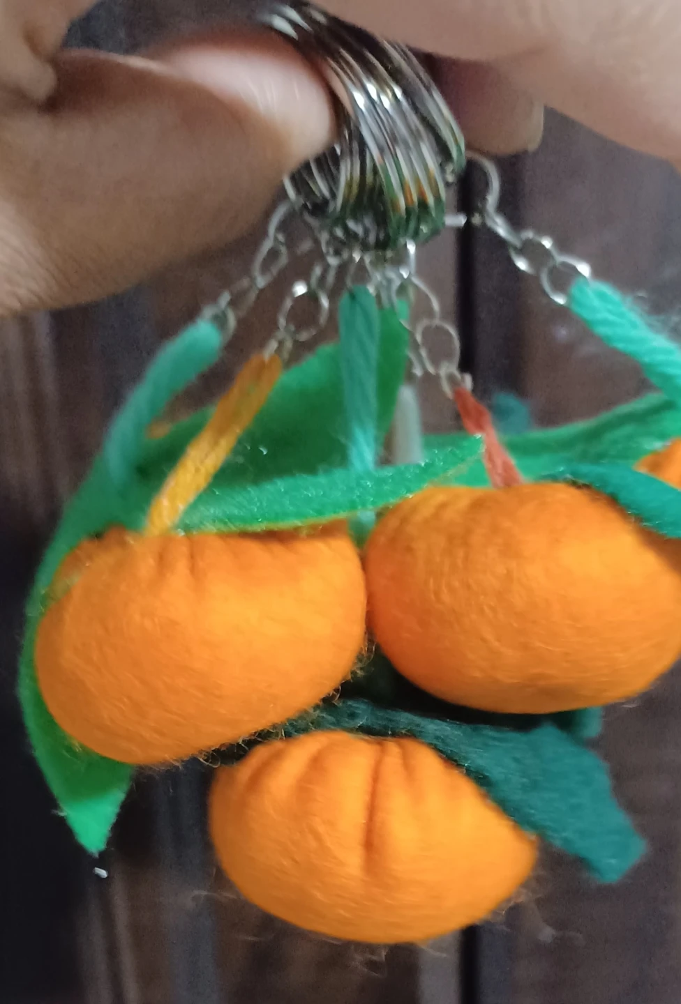 Felt Orange  Keychain - photo 4