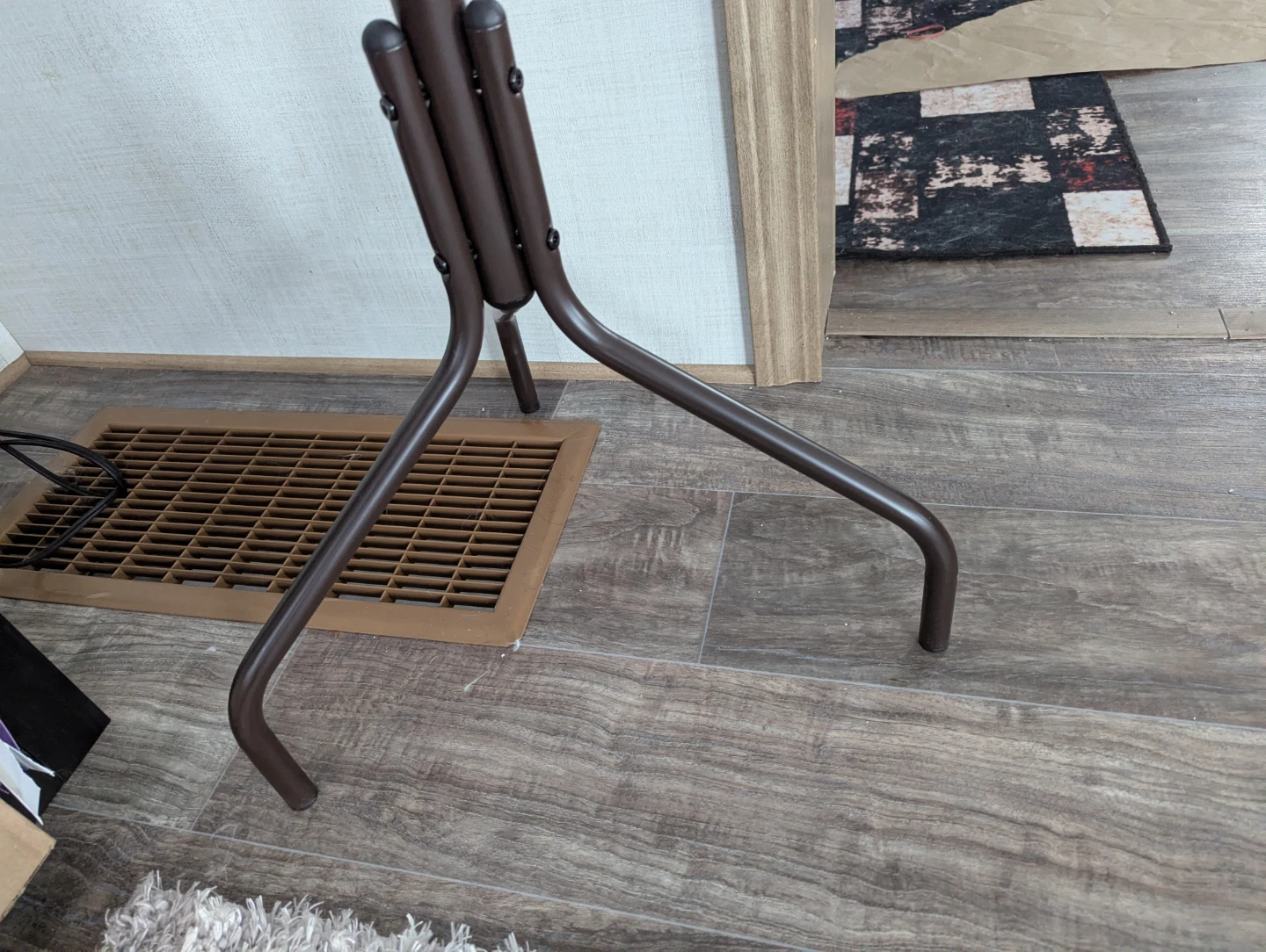 Standing Coat Rack - Dark Brown - photo 2