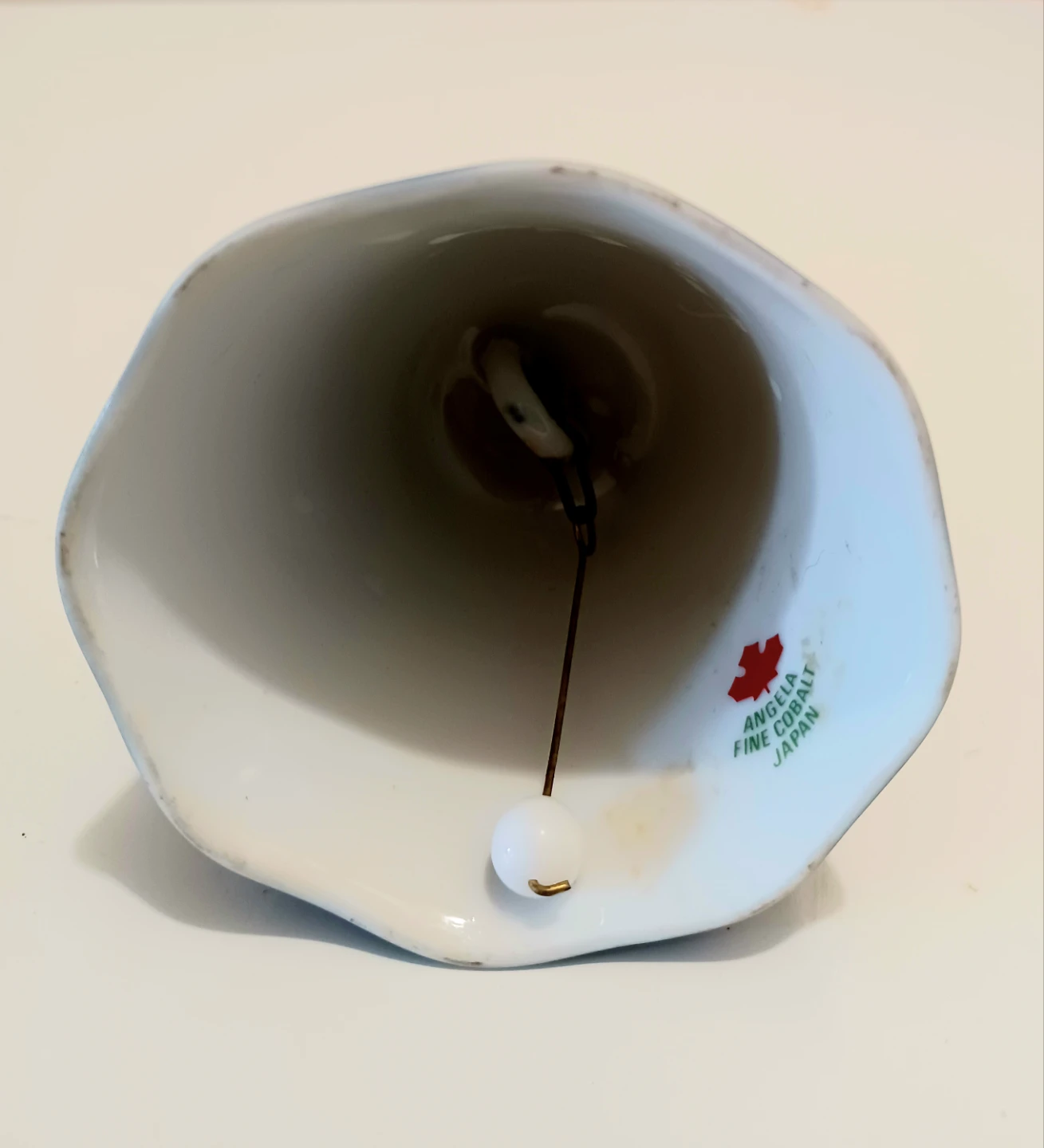 Hand Painted Porcelain Angela Fine Cobalt Bell - photo 3
