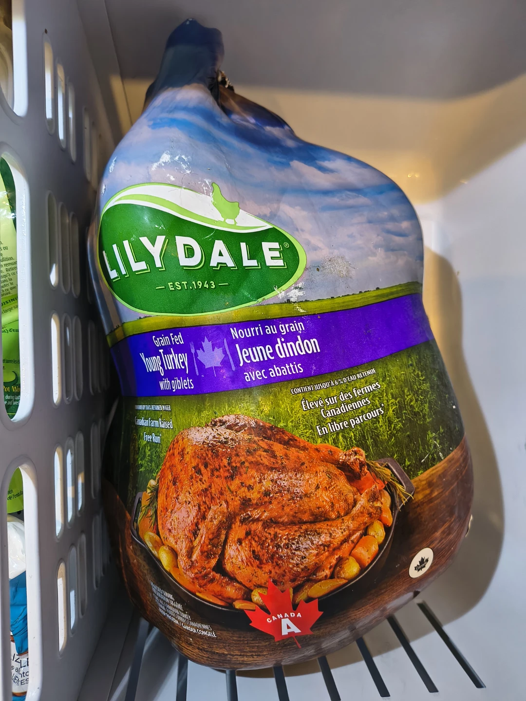 Lily Dale Grain Fed Young Turkey with Giblets