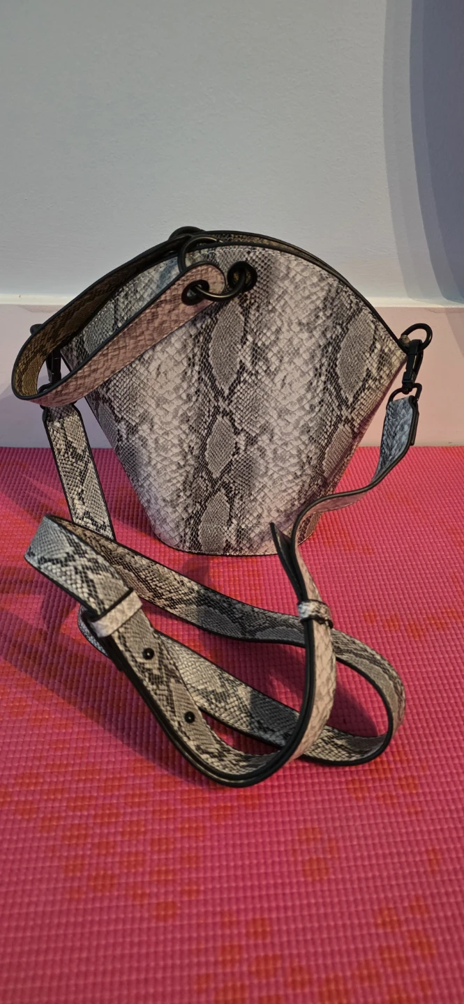 Bucket Bag - Snakeskin Pattern