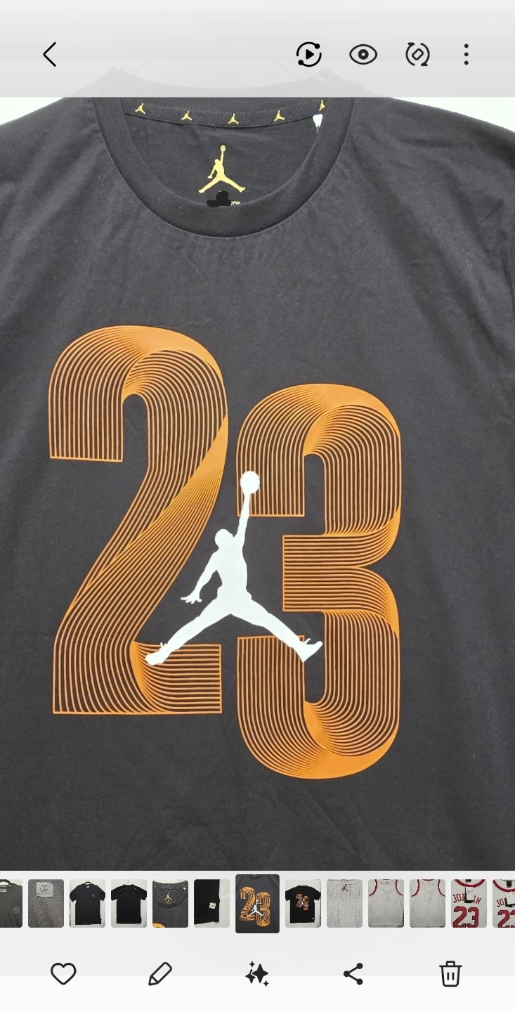 Brand new Jordan Black White t-shirts for sale - photo 2