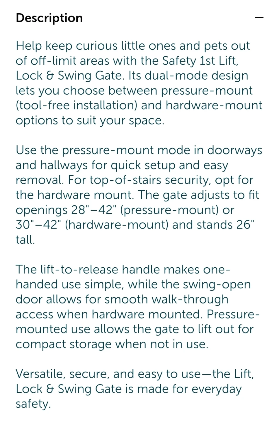 Safety 1st Baby Gate - photo 5