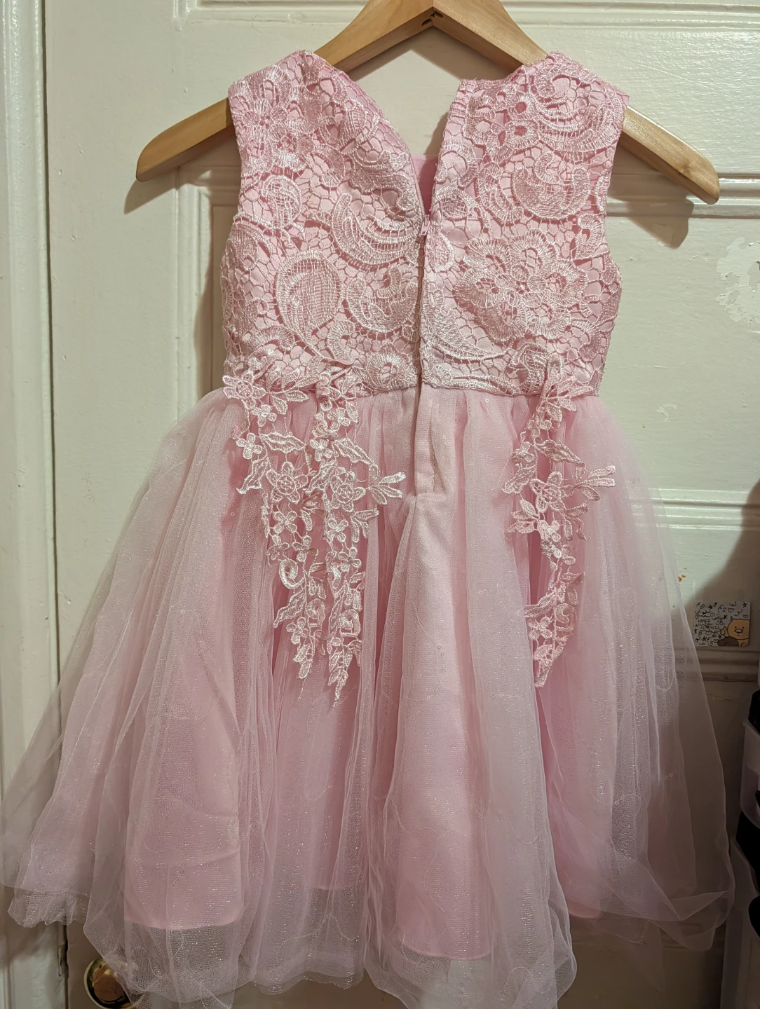Pink Lace Tulle Flower Girl Dress - photo 2
