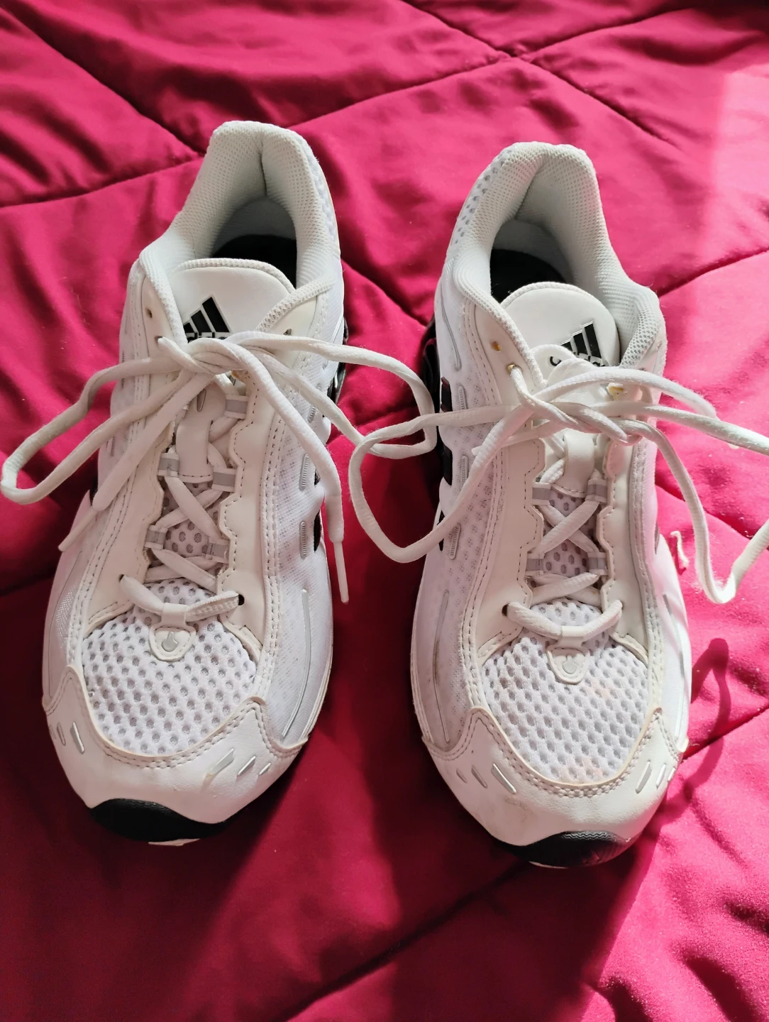 Adidas White Running Shoes