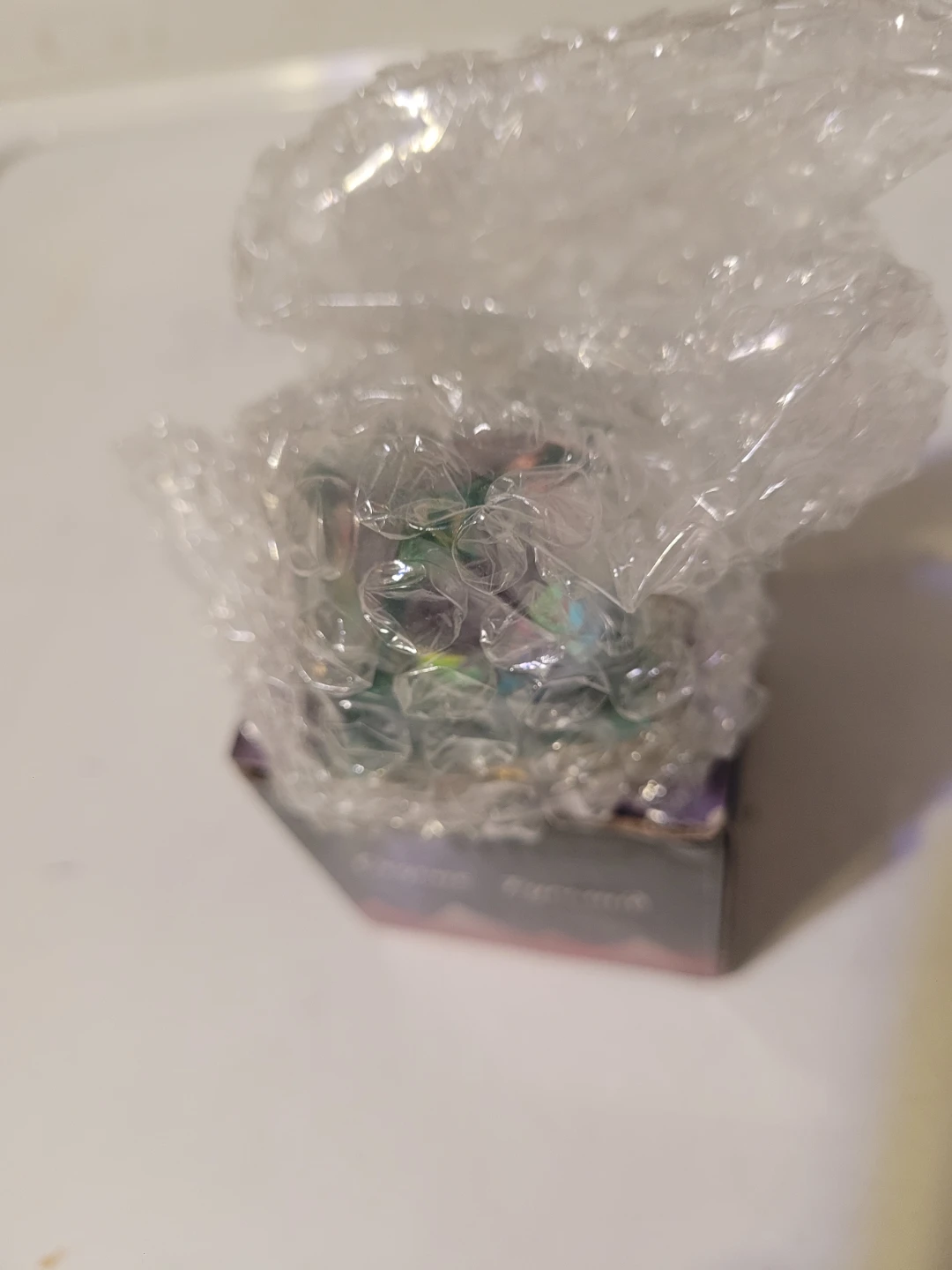 Orgone Pyramid with OM symbol and gemstones - photo 2
